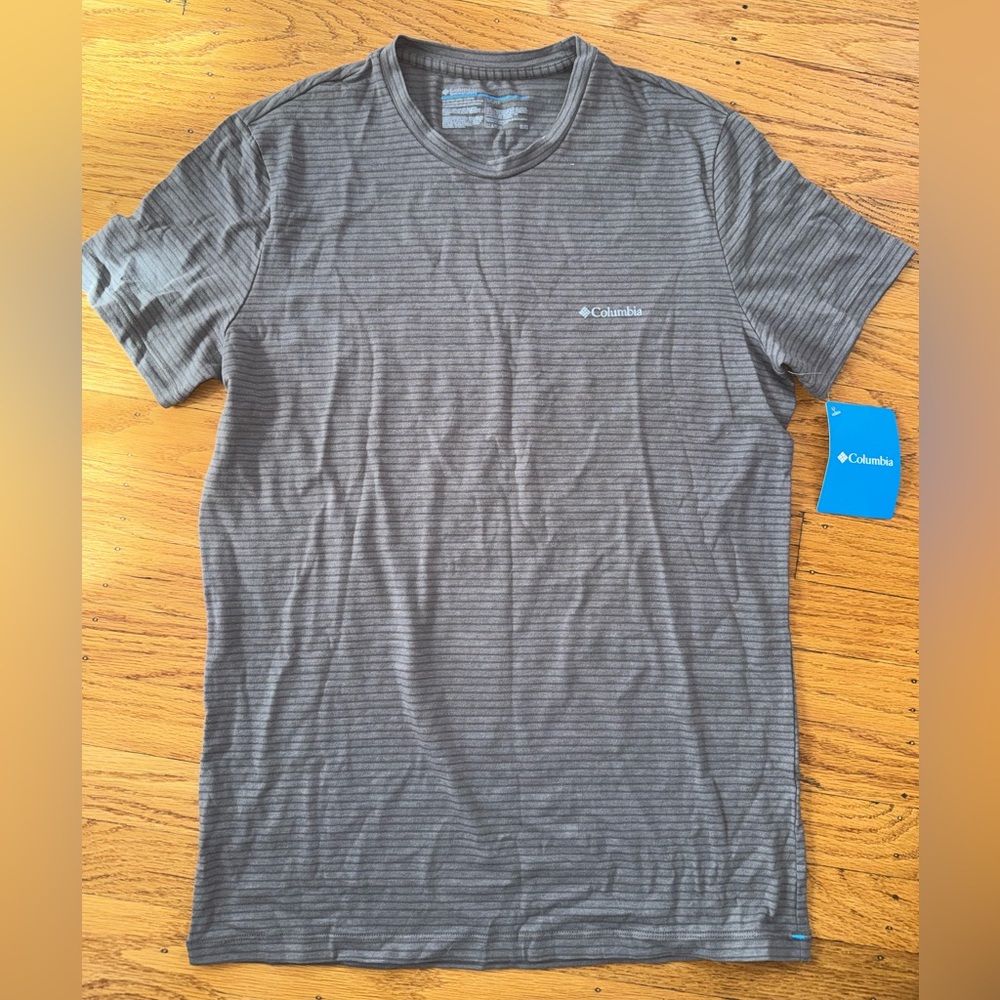 Columbia Men's Charcoal Striped Tee
